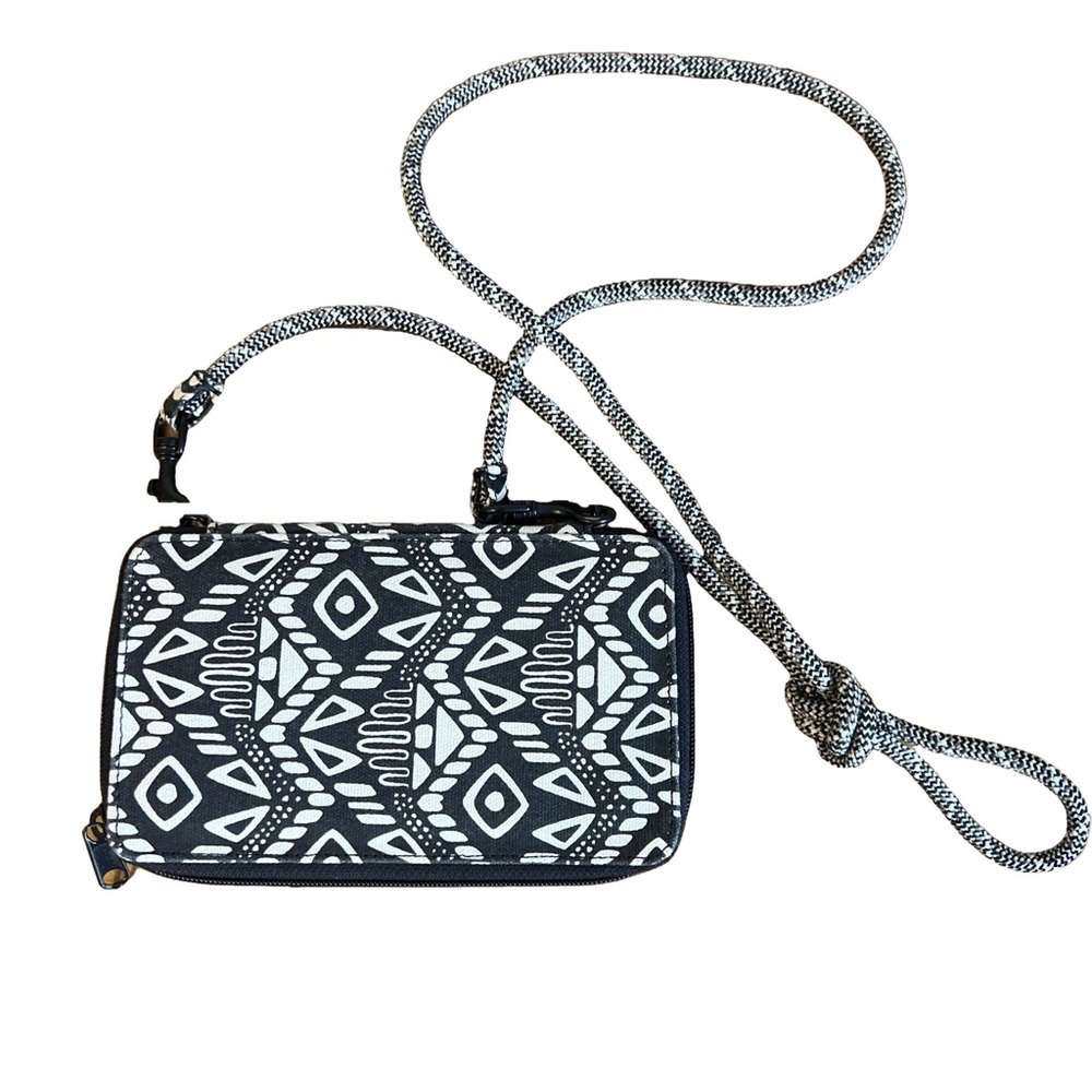 Kavu Black & White Mini Crossbody Bag - Picture 2 of 4